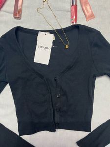 Black Long Sleeve Top