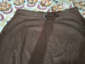 Slit Pencil Skirt