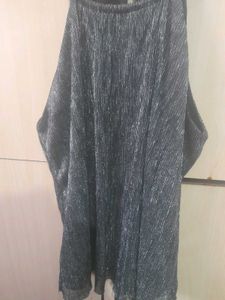 Shiny Silver Party Dress