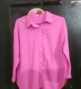 Stylish Pink Cotton Shirt 🌷