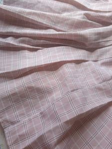 Pink Plaid Pleated Mini Skirt