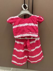Backless Leheriya Ethnic Coord set