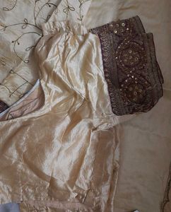 Elegant Tussar Silk Benarasi with Blouse