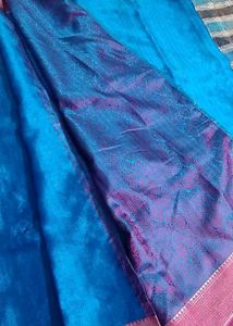 Modern Beautiful Chanderi Silk Saree