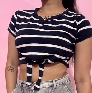 Round Neck Crop Top