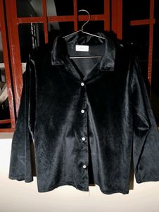 Korean Velvet Shirt....46 Cm Bust