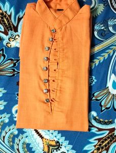 ELEGANT ORANGE KURTA 🧡