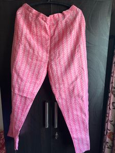 Stylish Pink Printed Kurta Set