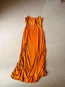 Orange Dress Long