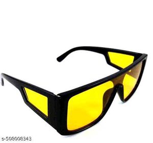 Oversized Yellow Tint Sunglasses