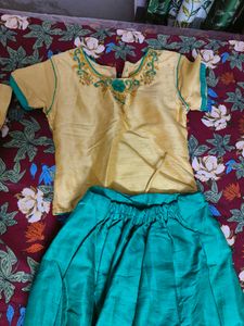 New Green Lehanga