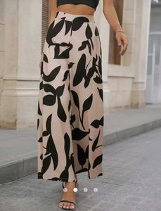 Floral Wide Leg Pants