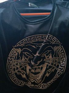 Velvet partywear T-shirt