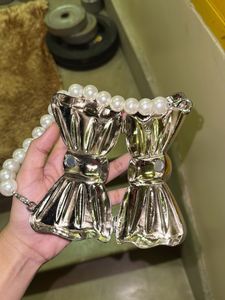 Bow Clutch with Pearl Handle