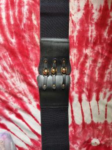 Black Corset Belt Redhorn New