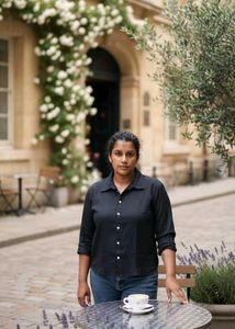 Classic Black Button-Down Shirt