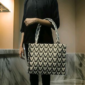 Geometric Pattern Tote Bag