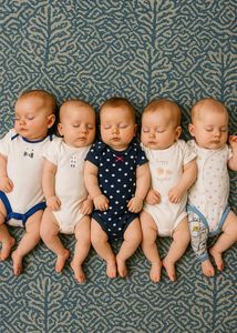 5 Set Of New Born Baby Bodysuit Romper
