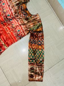 Elegant Ethnic Print Maxi Dress