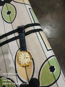 Vintage Gold Tone Automatic Watch