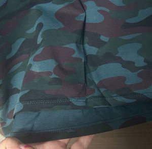 Camouflage Crop Tshirt