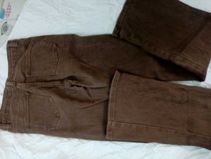 y2 k bootcut brown jeans