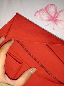 Red Flare Pants