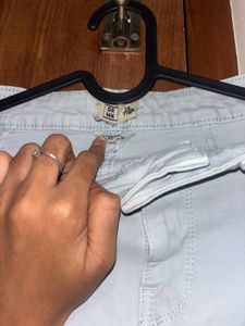 Light Blue Wide Leg Jeans