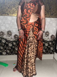 crepe saree