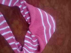 Striped Pink Scarf
