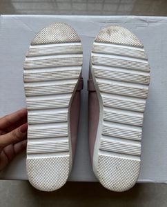 Mast &amp; Harbour Pink Slip On Ballerina For Women