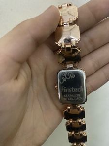 Fancy  Pink Stone Watch