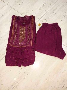 &#34;💃 Elegant Maroon Kurta Set | Ethnic Wear ✨&#34;