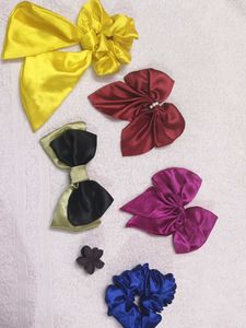 Colorful Hair Accessories - Set of 7