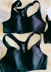 Jockey Combo Of 2 Black Sports Bras Fix Price