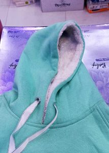 Cute Mint Green Hoodie size 40,44   l, xxl