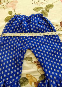 Crop Top With Sharara For 4-5 Year Girl