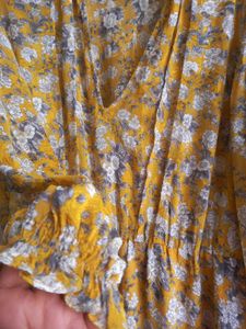 Zara Floral Print Midi Dress