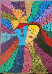 Radha Krishna Painting