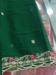 Emerald Green Embroidered Salwar Kameez