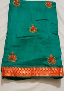 Festival Saree 🥻 .with Blouse Pice