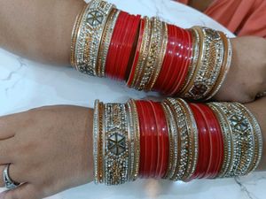 Red Bridal Chuda With Kaleera ❤️