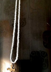 unisex glitter beads christian cross