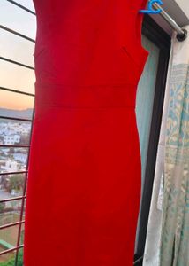 Zara Basic Red Dress - Size S