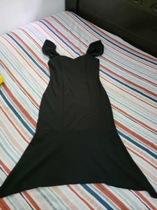 Black Bodycon Midi Dress