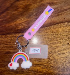 RAINBOW SILICON KEYCHAIN
