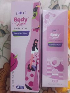 Body Lovin' Everthin' plum mist and edp combo