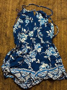 Short Backless Jump Suit