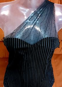 Chic Mesh Polka Dot Top