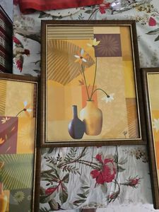 Framed Floral Artwork